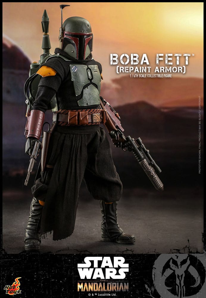 Star Wars: The Mandalorian Figura 1/6 Boba Fett Repaint Armor Special Edition 30 cm