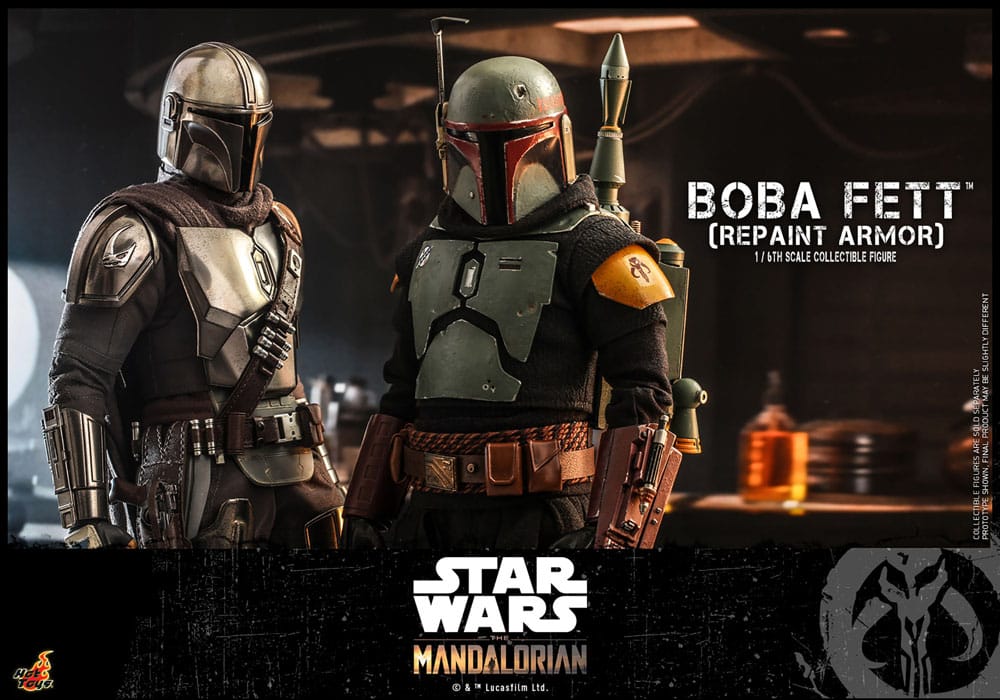 Star Wars: The Mandalorian Figura 1/6 Boba Fett Repaint Armor Special Edition 30 cm