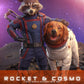 Guardianes de la Galaxia vol. 3 Figuras Movie Masterpiece 1/6 Rocket & Cosmo 16 cm - Z POP Toys