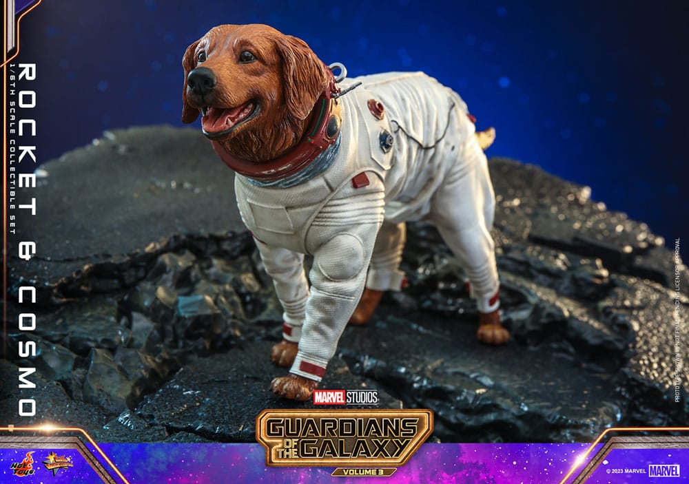 Guardianes de la Galaxia vol. 3 Figuras Movie Masterpiece 1/6 Rocket & Cosmo 16 cm - Z POP Toys
