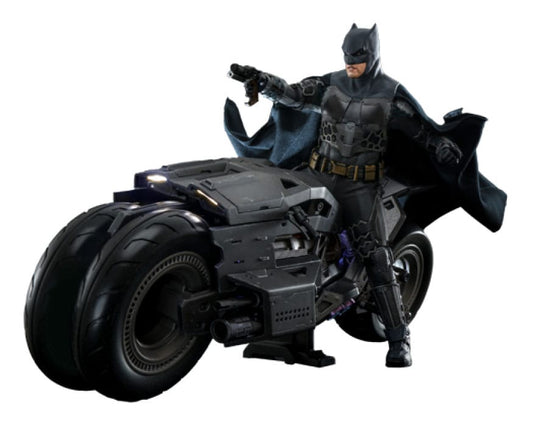 The Flash Figura con Vehículo Movie Masterpiece 1/6 Batman & Batcycle Set 30 cm - HOT TOYS FIGURA - Vista detallada