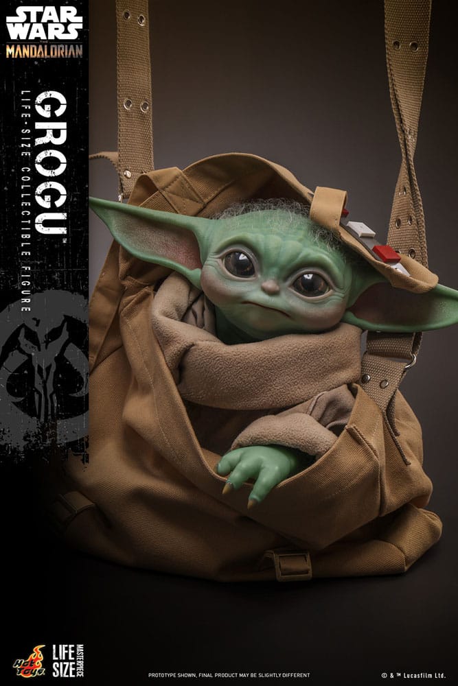 Star Wars: The Mandalorian Figura tamaño real Life-Size Masterpiece Grogu 37 cm