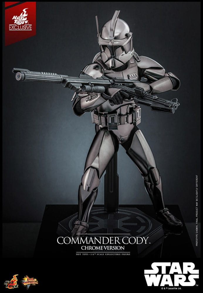 Star Wars Figura Movie Masterpiece 1/6 Commander Cody (Chrome Version) Hot Toys Exclusive 30 cm