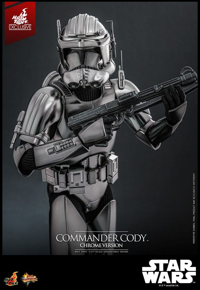 Star Wars Figura Movie Masterpiece 1/6 Commander Cody (Chrome Version) Hot Toys Exclusive 30 cm