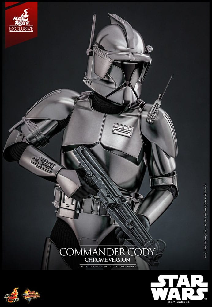 Star Wars Figura Movie Masterpiece 1/6 Commander Cody (Chrome Version) Hot Toys Exclusive 30 cm