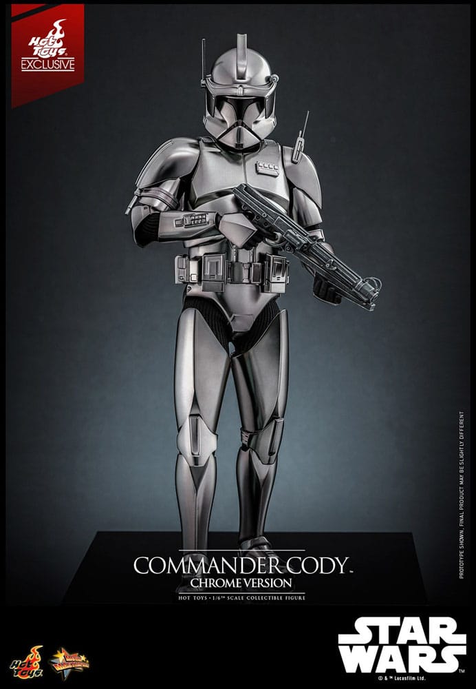 Star Wars Figura Movie Masterpiece 1/6 Commander Cody (Chrome Version) Hot Toys Exclusive 30 cm