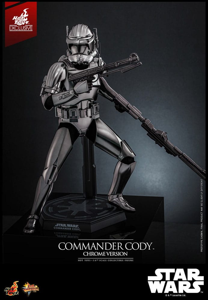Star Wars Figura Movie Masterpiece 1/6 Commander Cody (Chrome Version) Hot Toys Exclusive 30 cm
