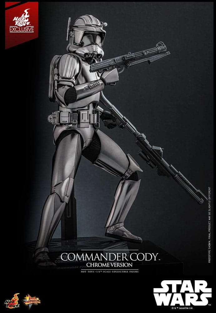 Star Wars Figura Movie Masterpiece 1/6 Commander Cody (Chrome Version) Hot Toys Exclusive 30 cm