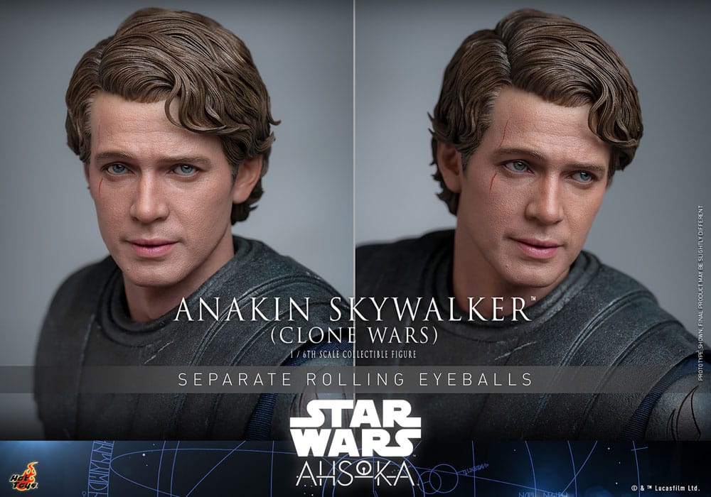 Star Wars:: The Clone Wars Figura 1/6 Anakin Skywalker 31 cm