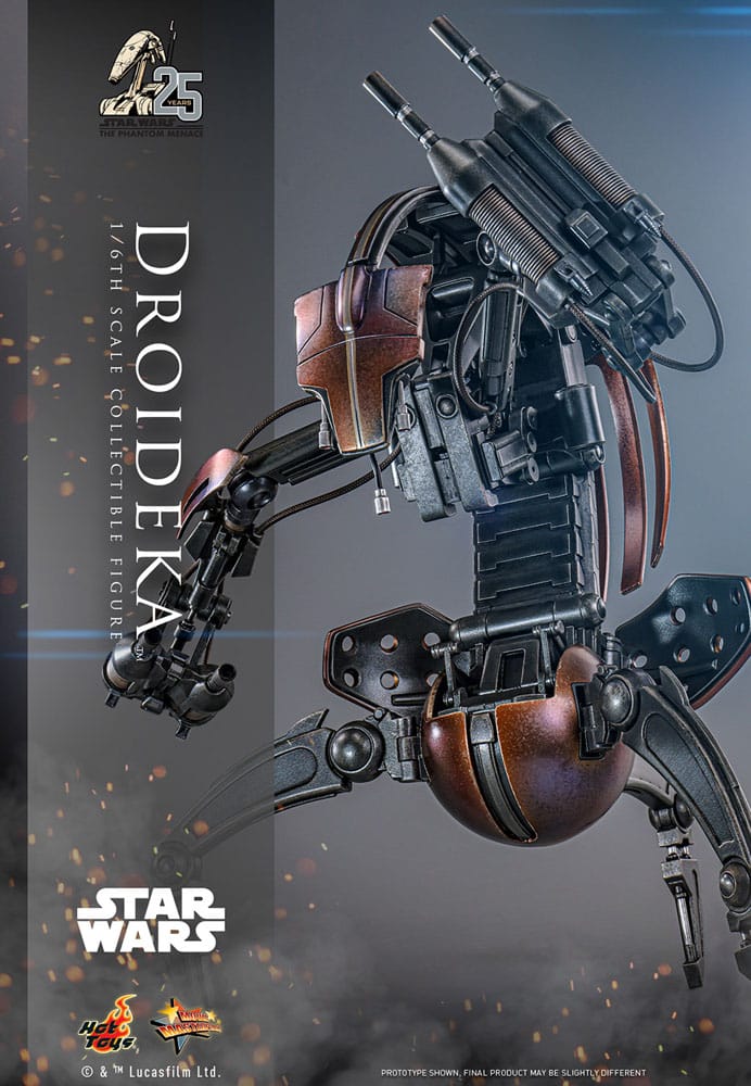 Star Wars Episode I Figura Movie Masterpiece 1/6 Droideka 27 cm