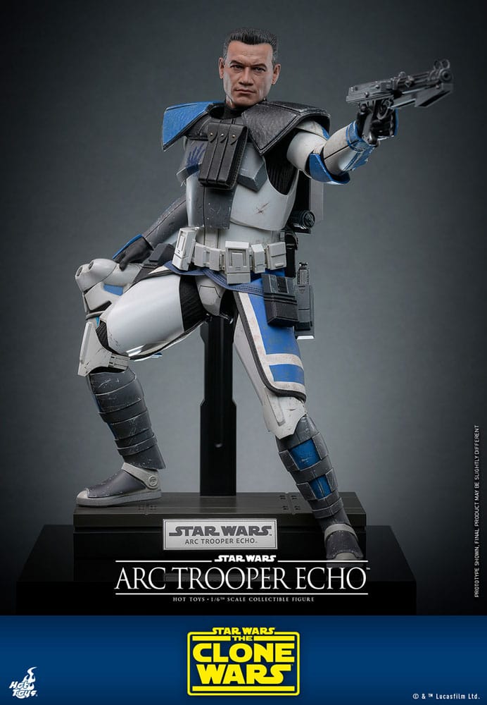 Star Wars:: The Clone Wars Figura 1/6 Arc Trooper Echo 30 cm