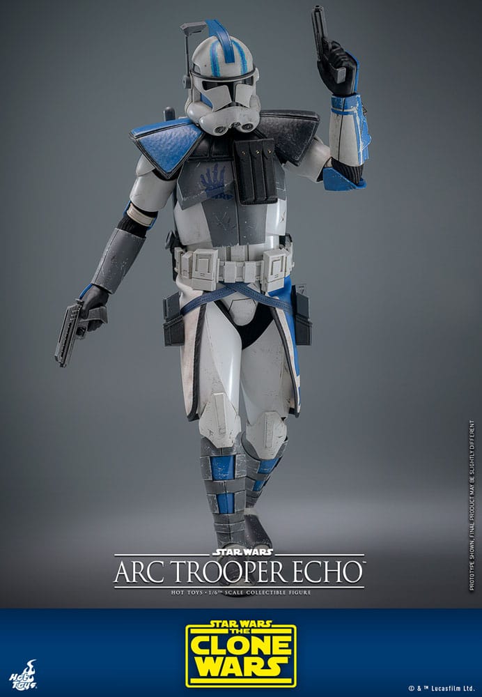 Star Wars:: The Clone Wars Figura 1/6 Arc Trooper Echo 30 cm
