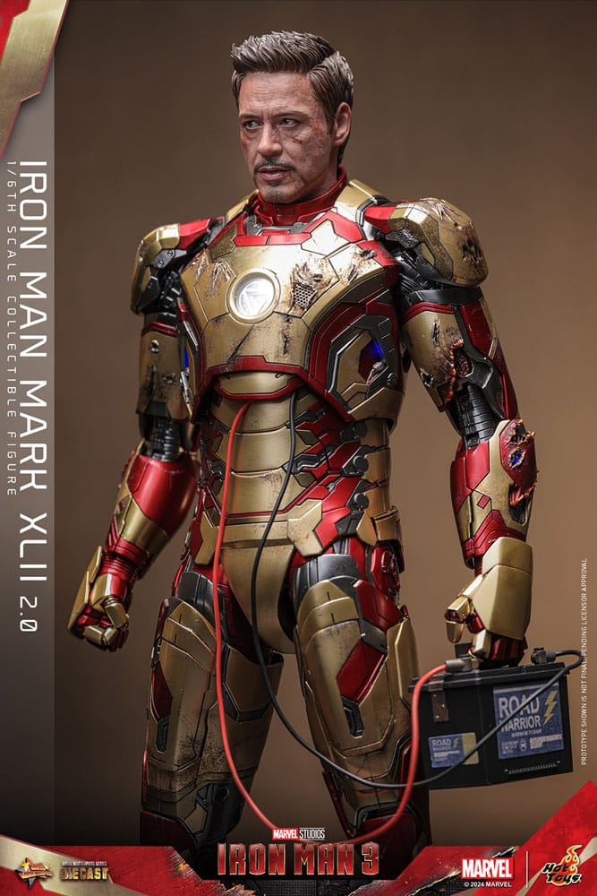 Iron Man 3 Figura Movie Masterpiece Diecast 1/6 Iron Man Mark XLII (2.0) 32 cm