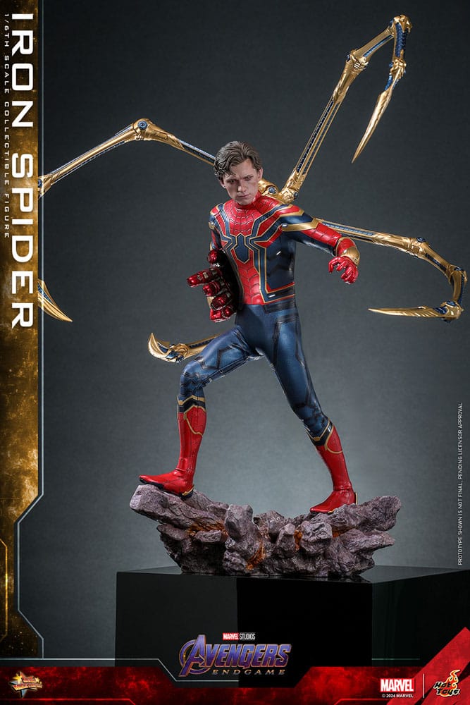 Vengadores: Endgame Movie Masterpiece Figura 1/6 Iron Spider 28 cm