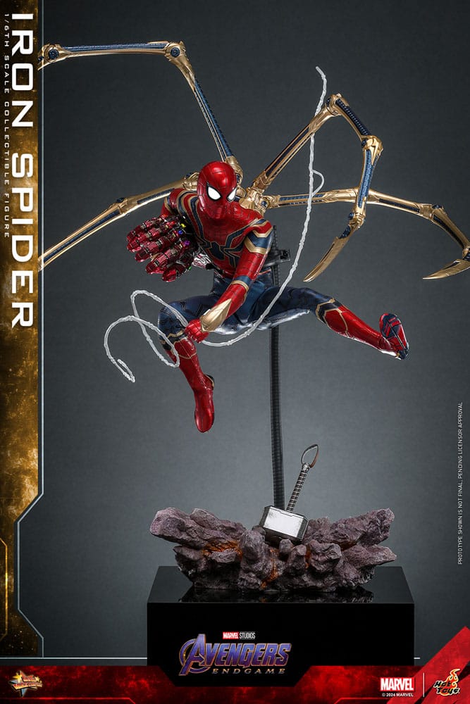 Vengadores: Endgame Movie Masterpiece Figura 1/6 Iron Spider 28 cm