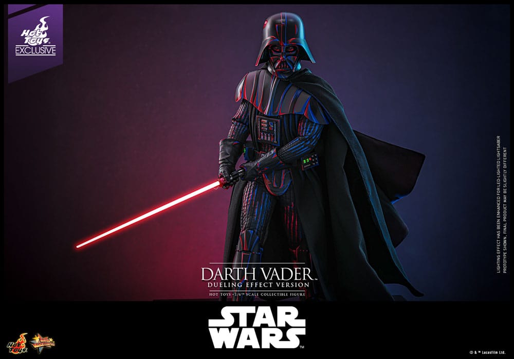 Star Wars Figura Movie Masterpiece 1/6 Darth Vader (Dueling Effect Version) Hot Toys Exclusive 35 cm