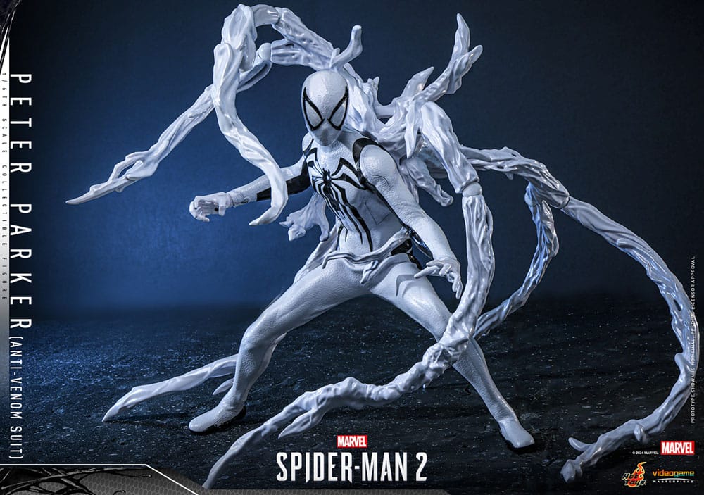 Spider-Man 2 Figura Video Game Masterpiece 1/6 Peter Parker (Anti-Venom Suit) 30 cm