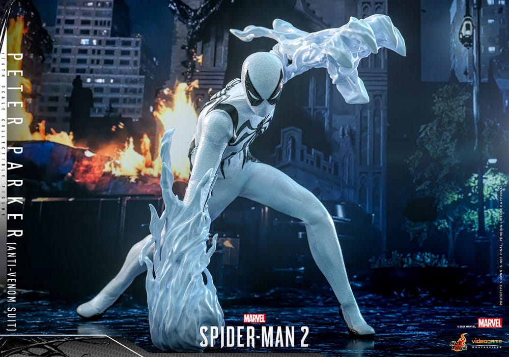 Spider-Man 2 Figura Video Game Masterpiece 1/6 Peter Parker (Anti-Venom Suit) 30 cm