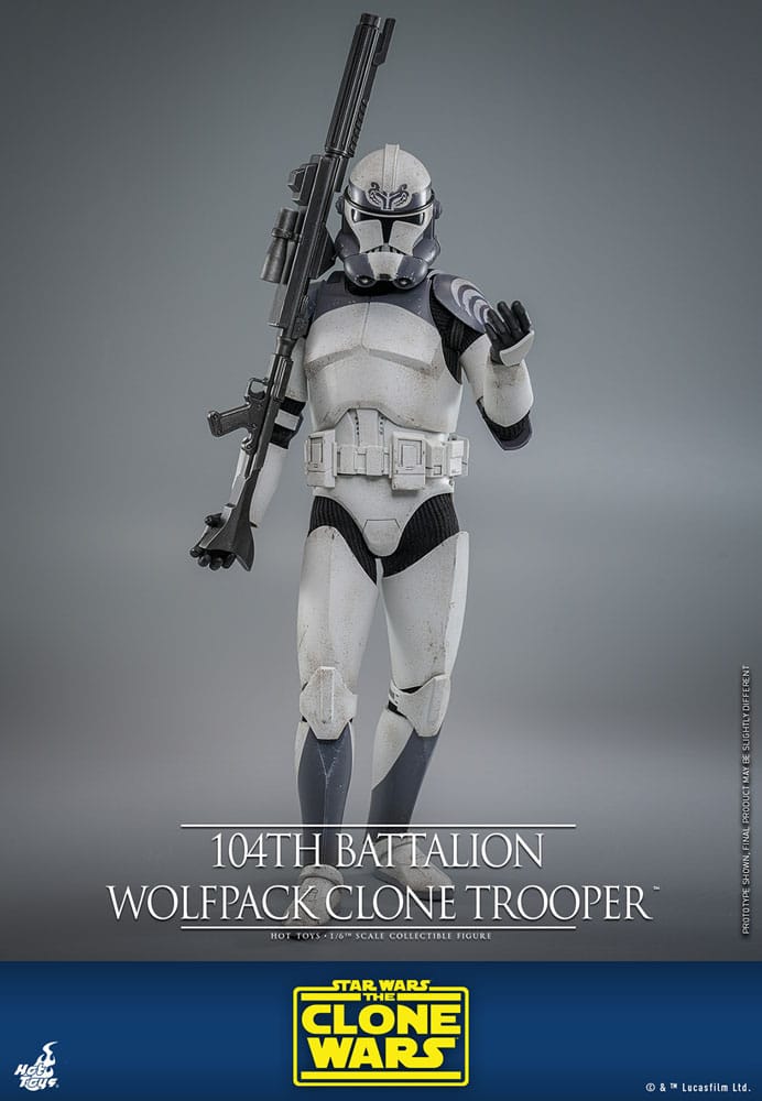 Star Wars The Clone Wars Figura 1/6 104th Battalion Wolfpack Clone Trooper 30 cm