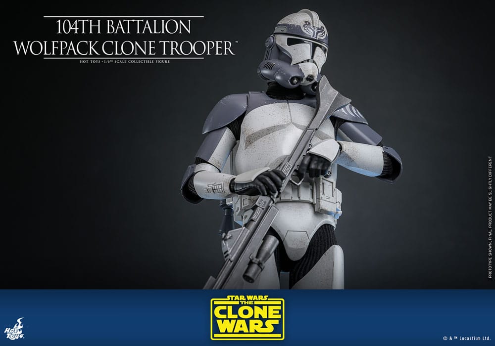 Star Wars The Clone Wars Figura 1/6 104th Battalion Wolfpack Clone Trooper 30 cm