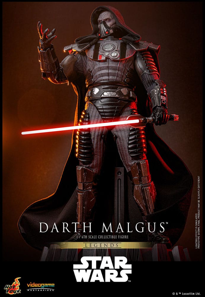 Star Wars Legends Figura Videogame Masterpiece 1/6 Darth Malgus 34 cm