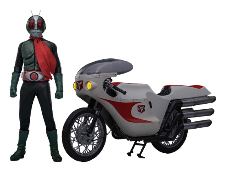 Kamen Rider 1/6 Kamen Rider No. 2 and Cylone 30 cm - HOT TOYS FIGURA - Vista detallada