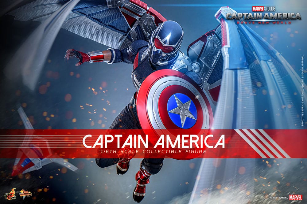 Captain America: Brave New World Movie Masterpiece 1/6 Captain America 30 cm