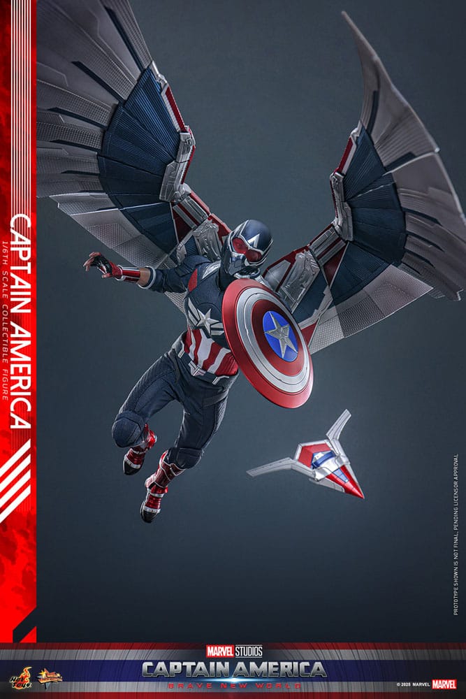 Captain America: Brave New World Movie Masterpiece 1/6 Captain America 30 cm