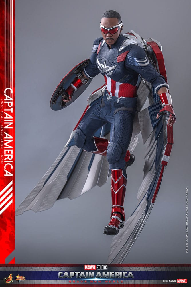 Captain America: Brave New World Movie Masterpiece 1/6 Captain America 30 cm
