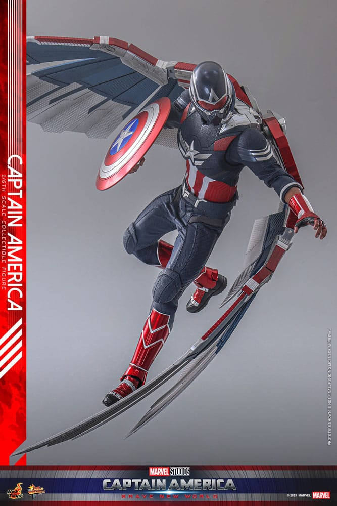 Captain America: Brave New World Movie Masterpiece 1/6 Captain America 30 cm