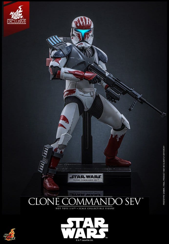 Star Wars: The Clone Wars Television Masterpiece Figura 1/6 Clone Commando Sev (Hot Toys Exclusive) 30 cm