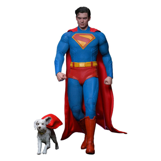 Superman (2025) Figura Movie Masterpiece 1/6 Superman & Krypto 33 cm - HOT TOYS FIGURA - Vista detallada