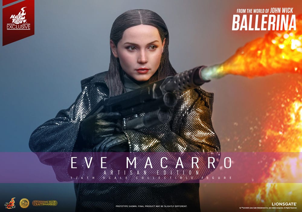 From the World of John Wick: Ballerina Figura 1/6 Eve Macarro (Artisan Editon) Hot Toys Exclusive 28 cm