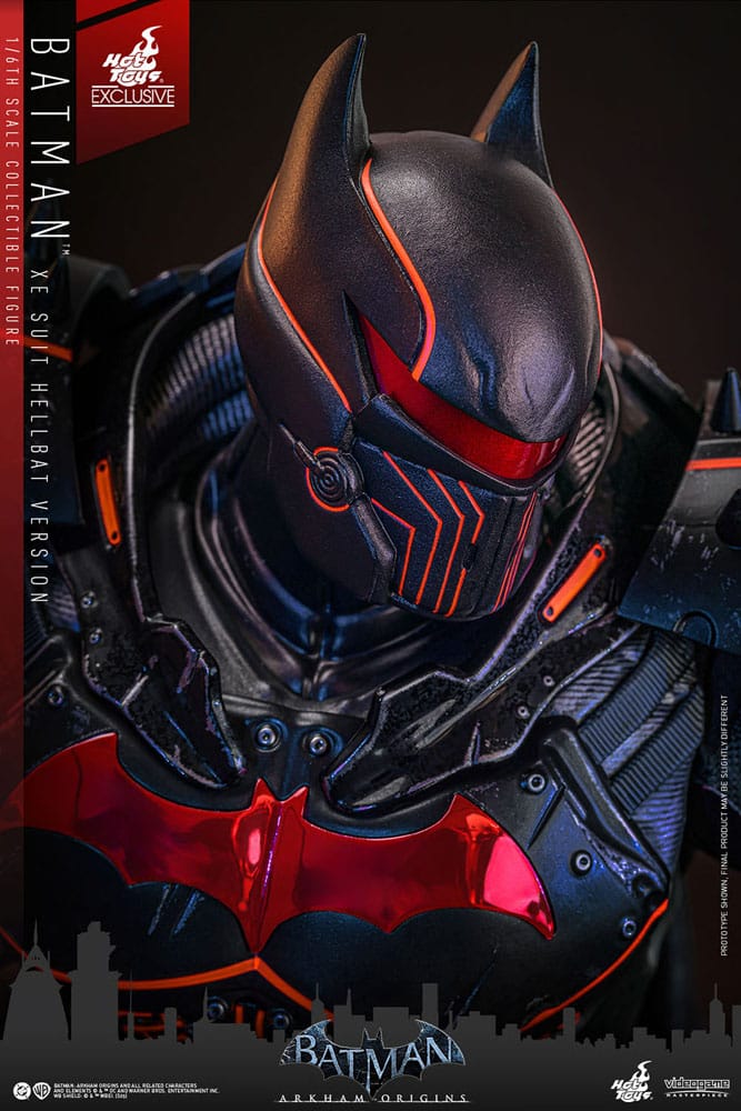 Batman Arkham Origins Figura Videogame Masterpiece 1/6 XE Suit Hellbat Version Hot Toys Exclusive 33 cm