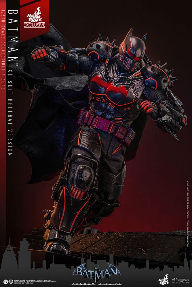 Batman Arkham Origins Figura Videogame Masterpiece 1/6 XE Suit Hellbat Version Hot Toys Exclusive 33 cm