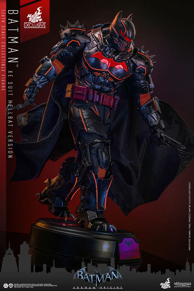 Batman Arkham Origins Figura Videogame Masterpiece 1/6 XE Suit Hellbat Version Hot Toys Exclusive 33 cm