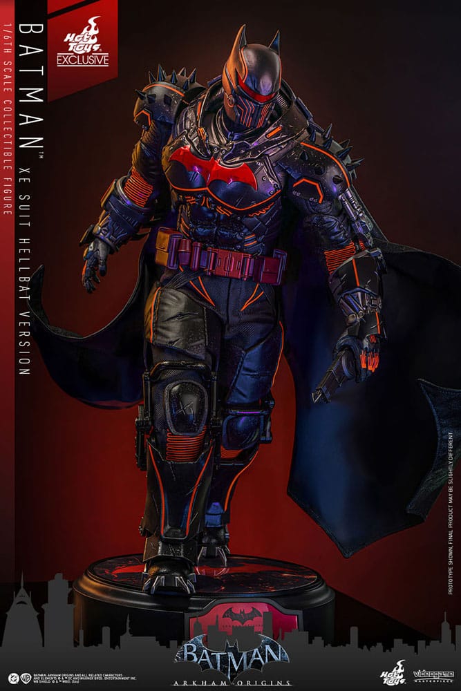 Batman Arkham Origins Figura Videogame Masterpiece 1/6 XE Suit Hellbat Version Hot Toys Exclusive 33 cm