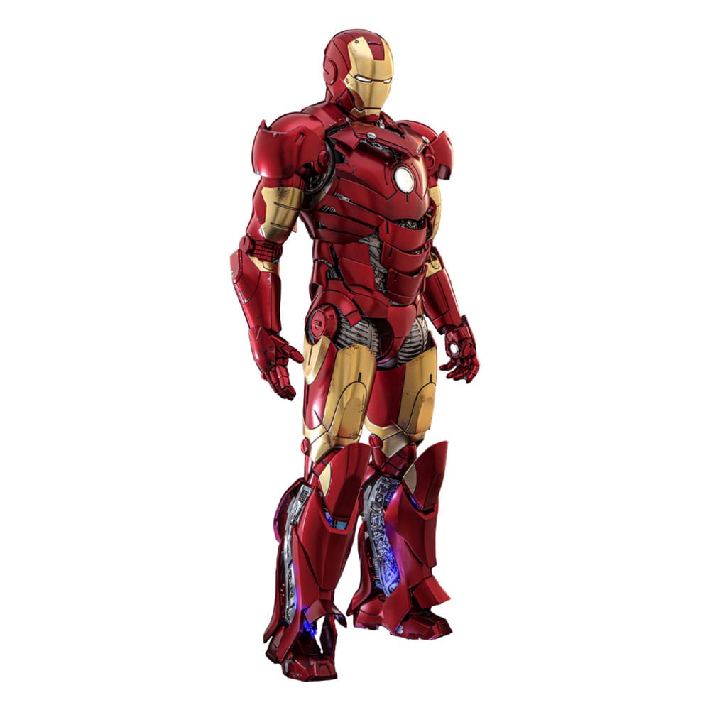 Iron Man Figura Movie Masterpiece Diecast 1/6 Iron Man Mark III (Armor Suit Up Version) 32 cm - HOT TOYS FIGURA