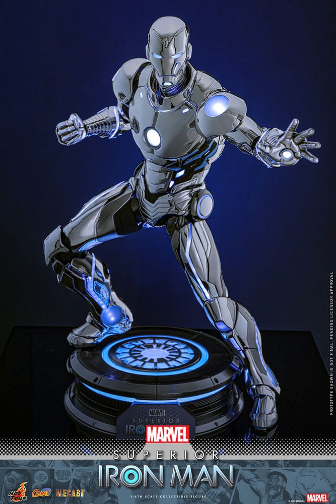 Marvel Figura Diecast Comic Masterpiece 1/6 Superior Iron Man 32 cm
