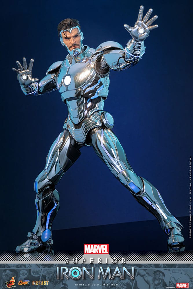 Marvel Figura Diecast Comic Masterpiece 1/6 Superior Iron Man 32 cm