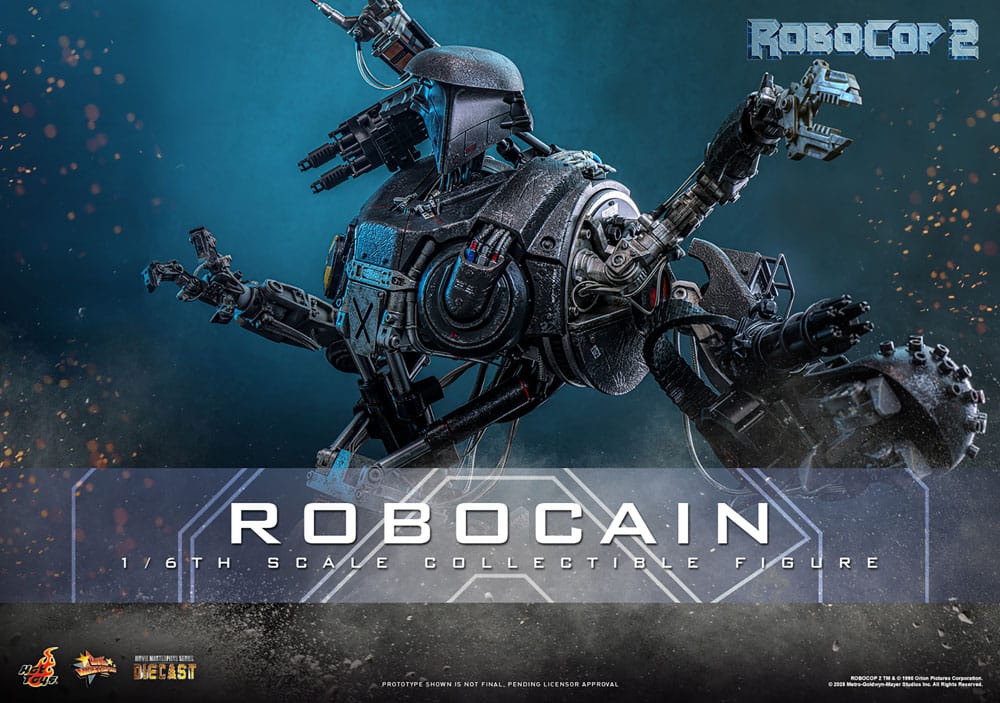 RoboCop 2 Movie Masterpiece Diecast 1/6 RoboCain 40 cm