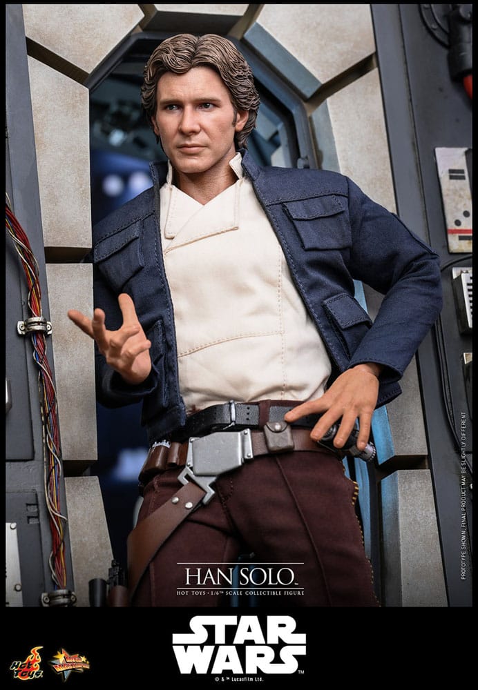 Star Wars Episode V Figura Movie Masterpiece 1/6 Han Solo 31 cm - Z POP Toys