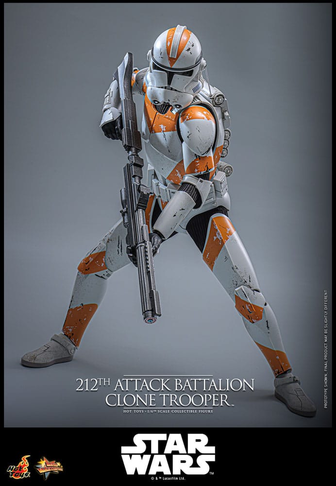 Star Wars: The Clone Wars Figura 1/6 212th Attack Battalion Clone Trooper Deluxe Version 30 cm - Z POP Toys