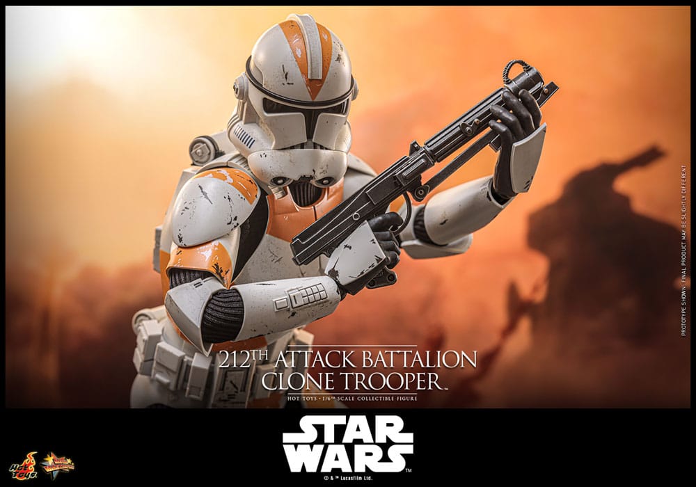 Star Wars: The Clone Wars Figura 1/6 212th Attack Battalion Clone Trooper Deluxe Version 30 cm - Z POP Toys