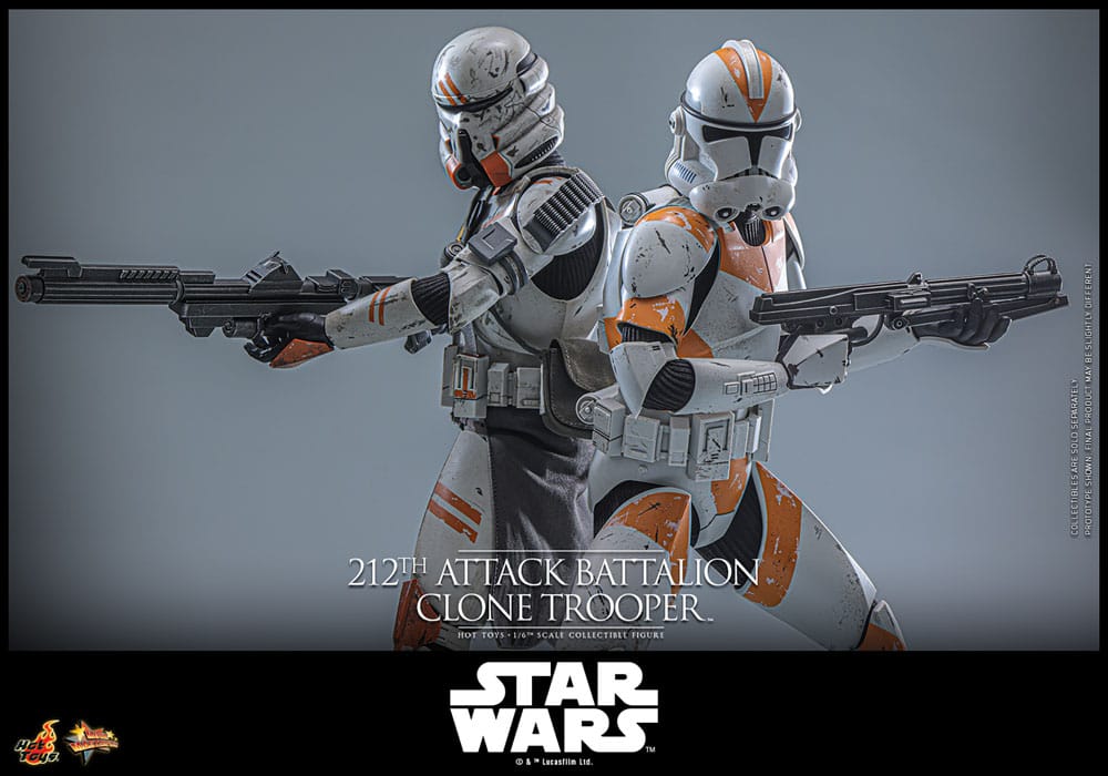 Star Wars: The Clone Wars Figura 1/6 212th Attack Battalion Clone Trooper Deluxe Version 30 cm - Z POP Toys