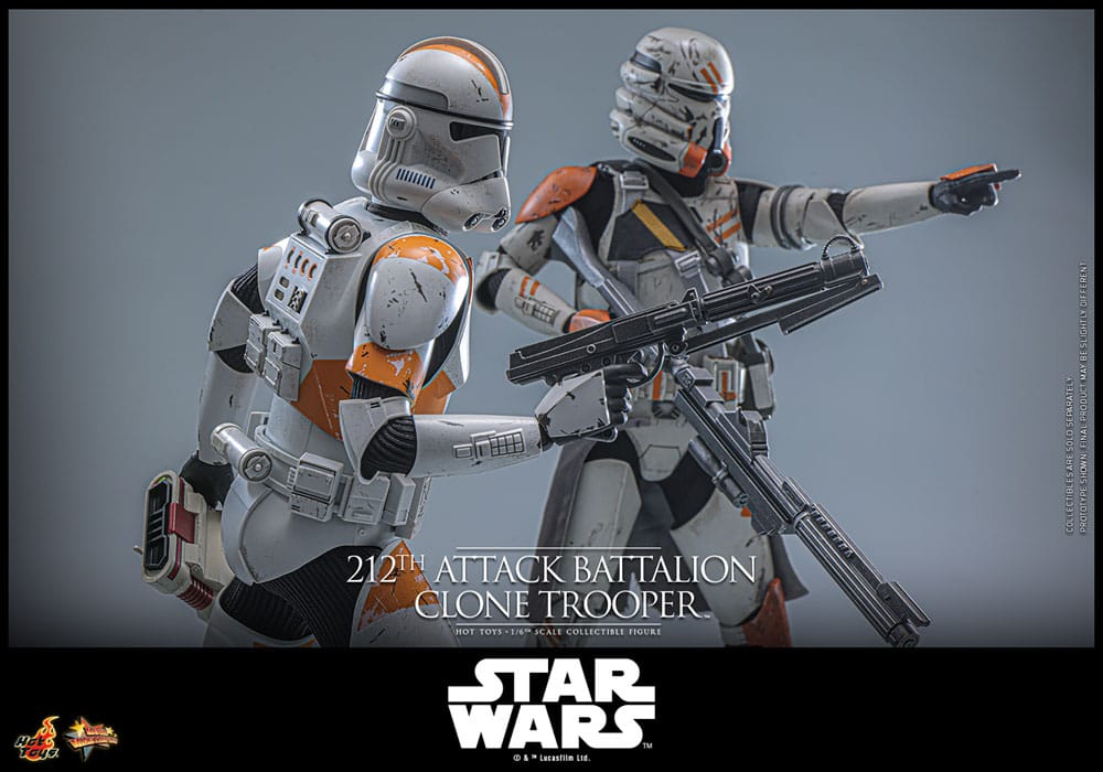 Star Wars: The Clone Wars Figura 1/6 212th Attack Battalion Clone Trooper Deluxe Version 30 cm - Z POP Toys