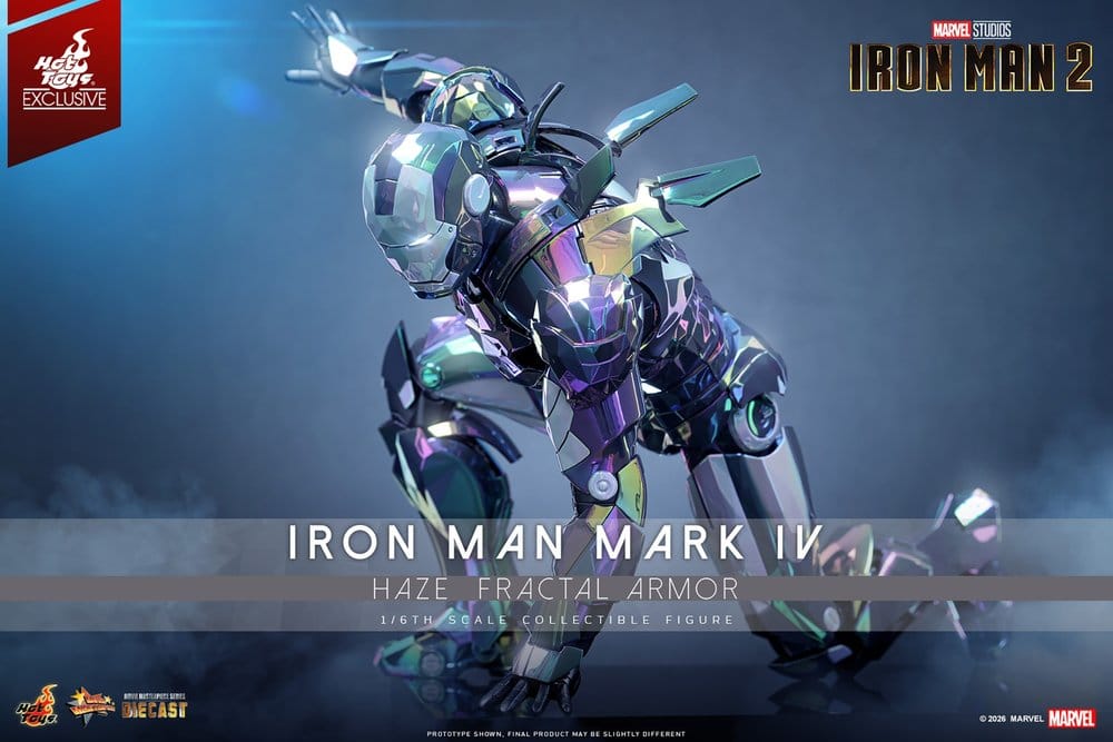 Iron Man 2 Figura 1/6 Iron Man Mark IV (Haze Fractal Armor) 33 cm