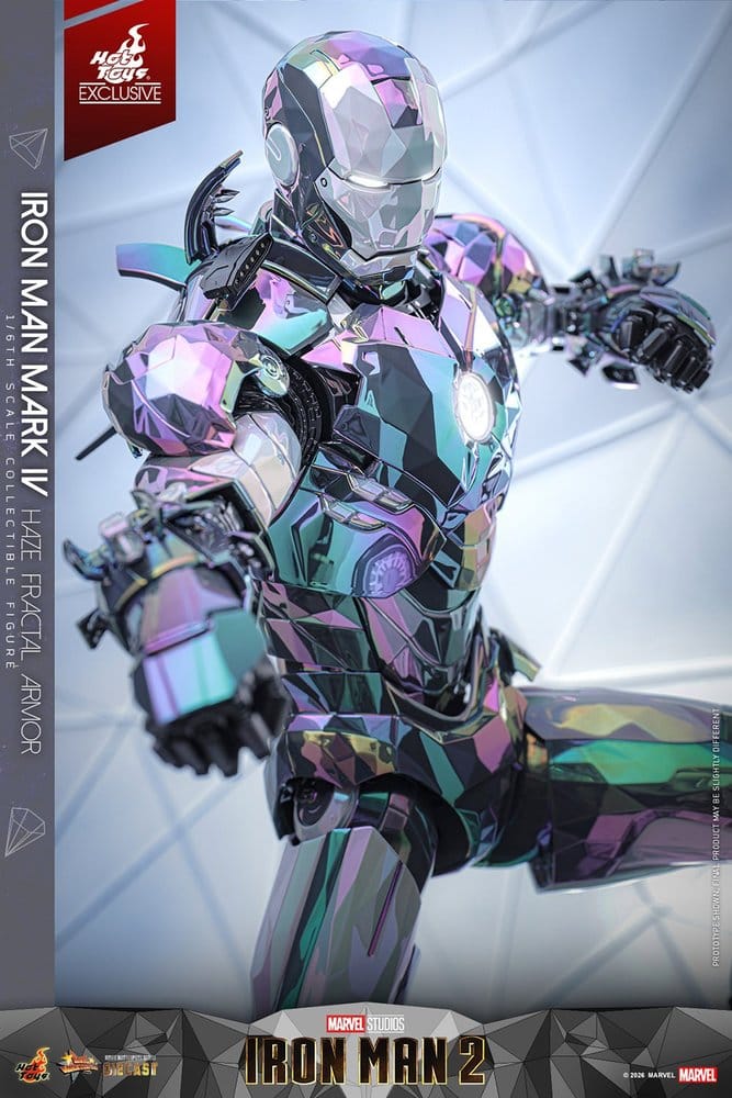 Iron Man 2 Figura 1/6 Iron Man Mark IV (Haze Fractal Armor) 33 cm