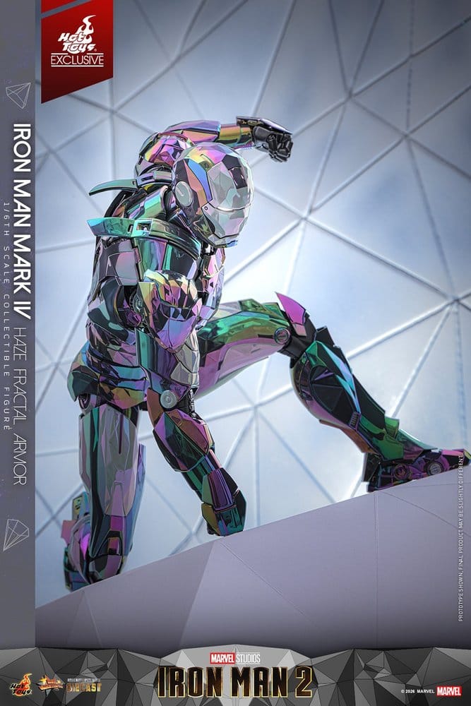 Iron Man 2 Figura 1/6 Iron Man Mark IV (Haze Fractal Armor) 33 cm