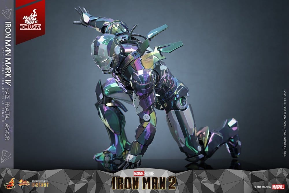 Iron Man 2 Figura 1/6 Iron Man Mark IV (Haze Fractal Armor) 33 cm